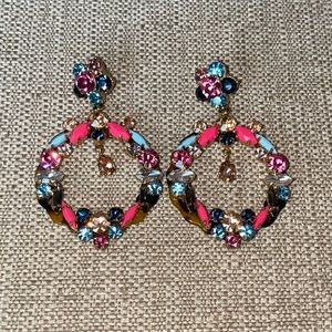 J Crew Jeweled Earrings